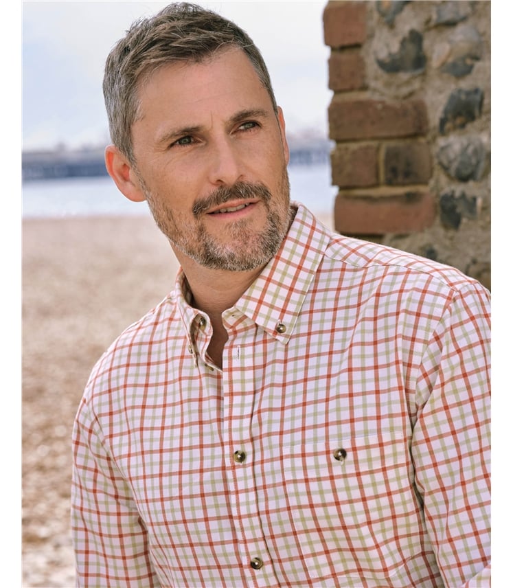 Check Classic Fit Cotton Shirt