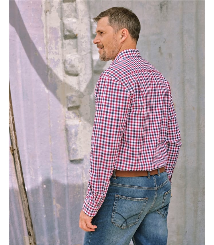 Check Classic Fit Cotton Shirt