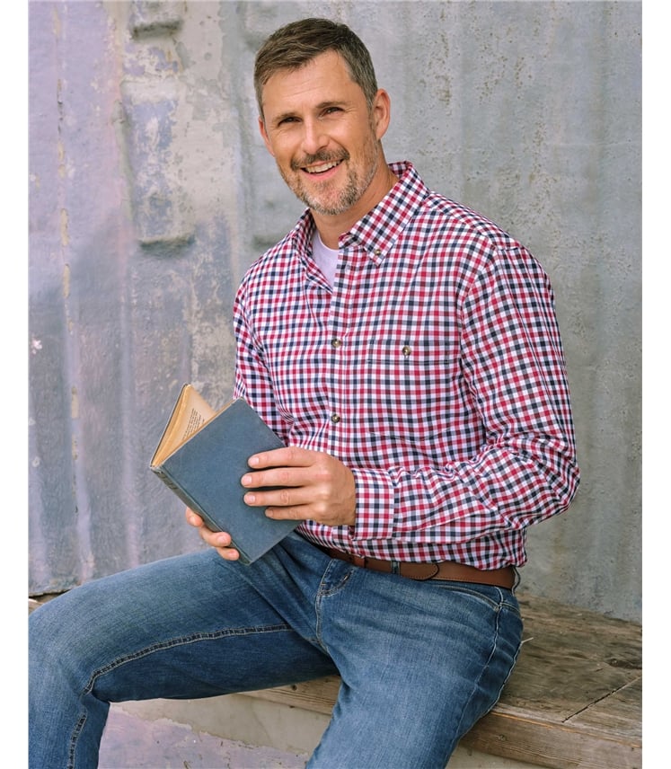 Check Classic Fit Cotton Shirt