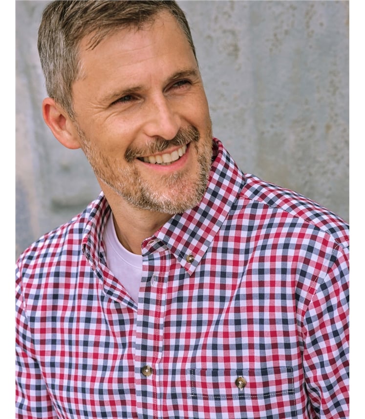 Check Classic Fit Cotton Shirt