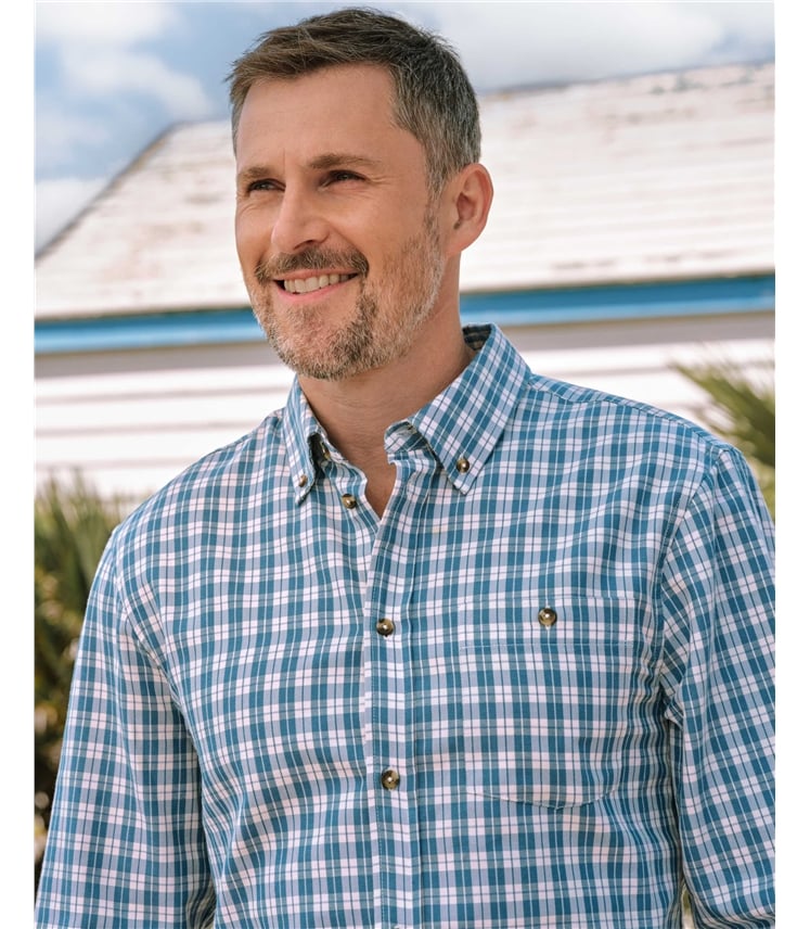 Check Classic Fit Cotton Shirt