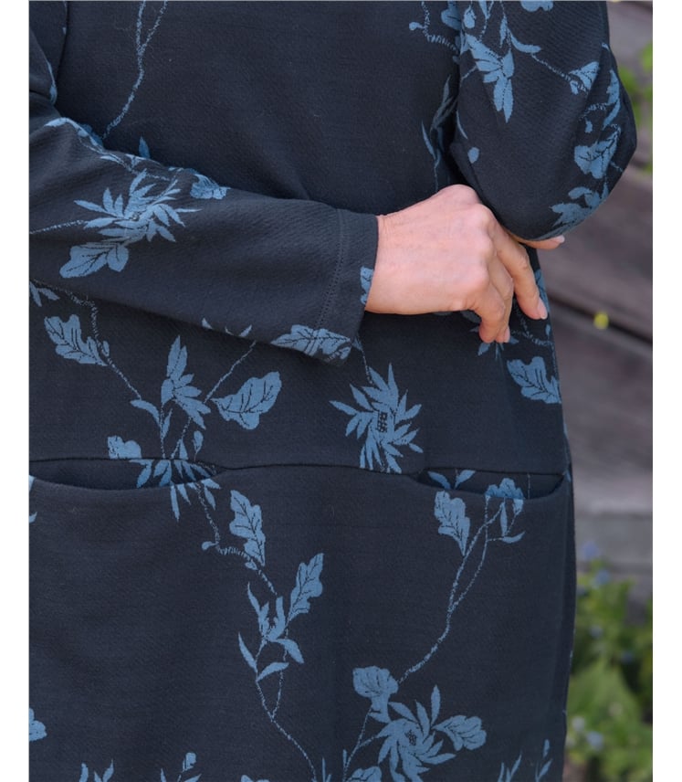 Floral Jacquard Tunic