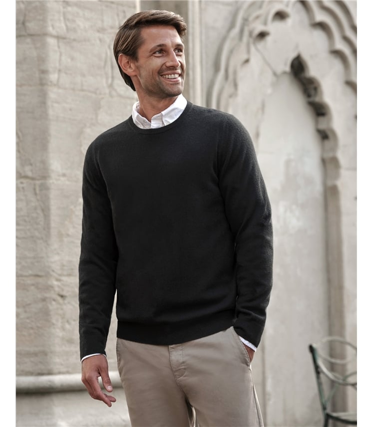 Mens Cashmere Crew Sweater