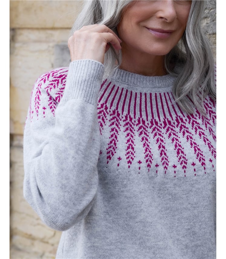 Autumn Sprig Yoke Jumper