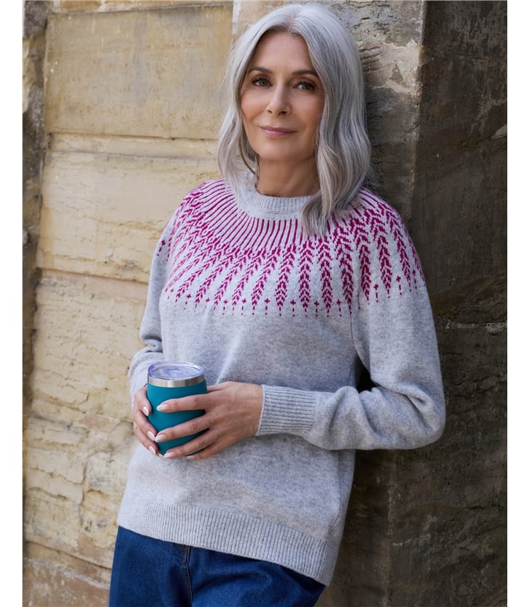 Autumn Sprig Yoke Jumper