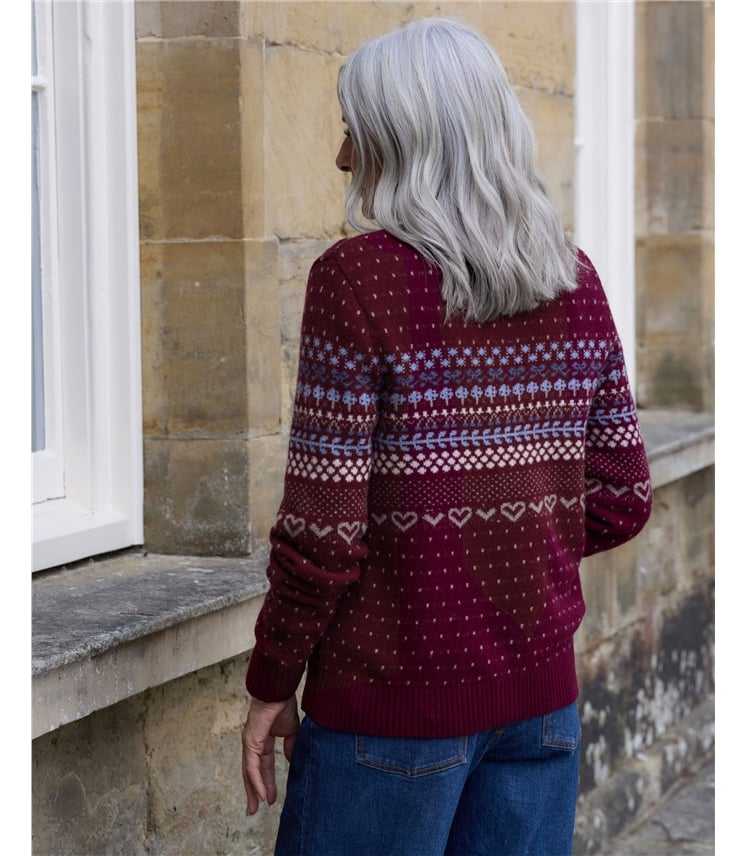 Fairisle Pattern Cardigan