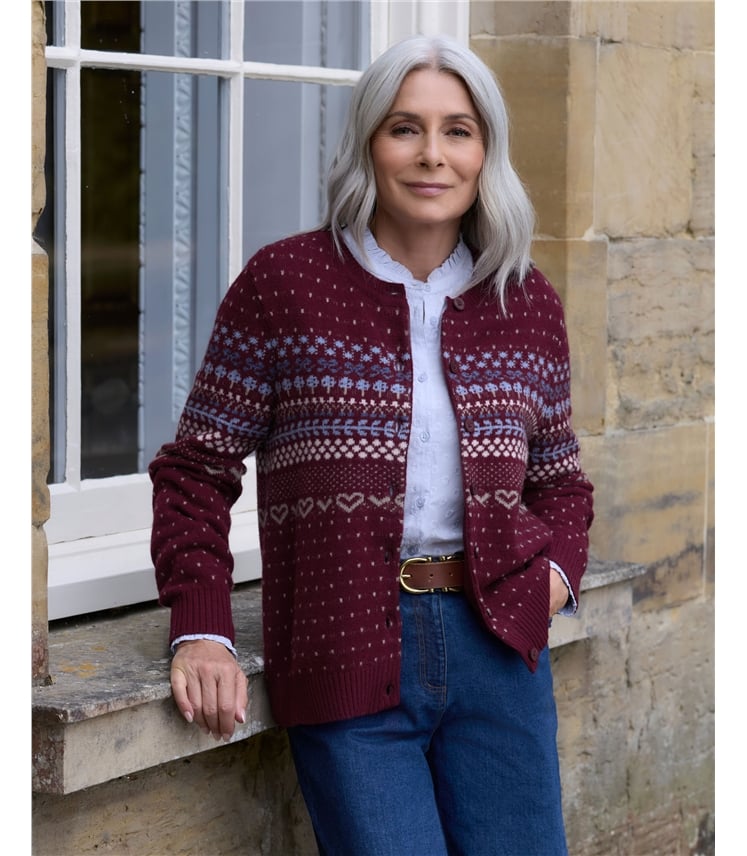 Fairisle Pattern Cardigan