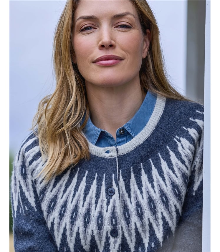 Nordic Yoke Cardigan