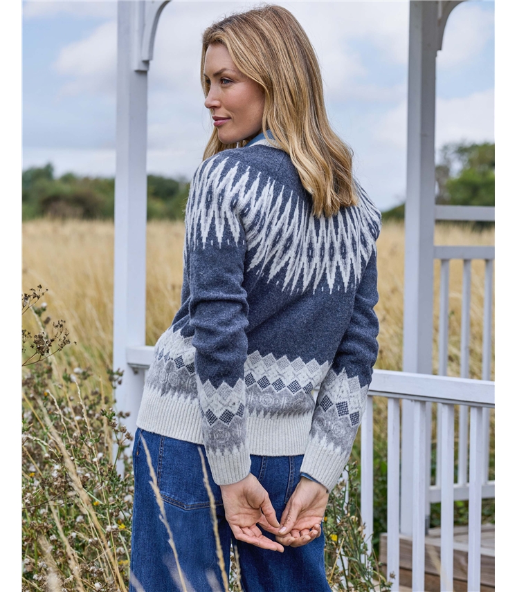 Nordic Yoke Cardigan