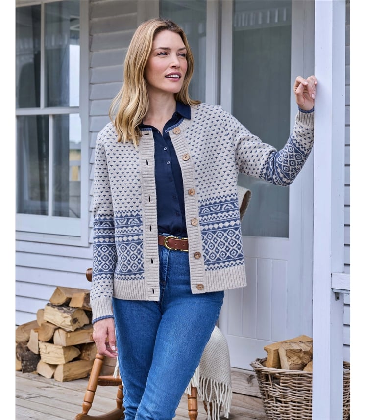 Nordic Mono Stitch Cardigan