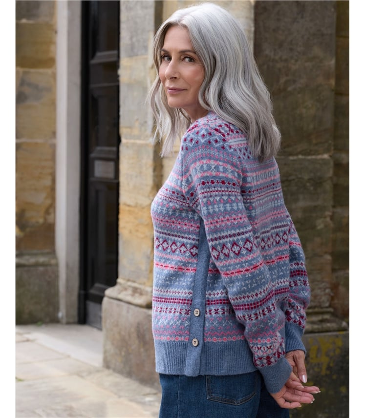 Allover Button Fairisle Jumper