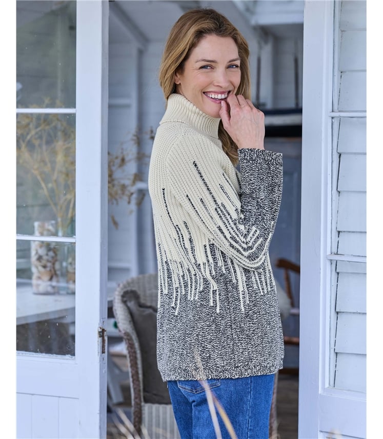 Roll Neck Twist Jumper