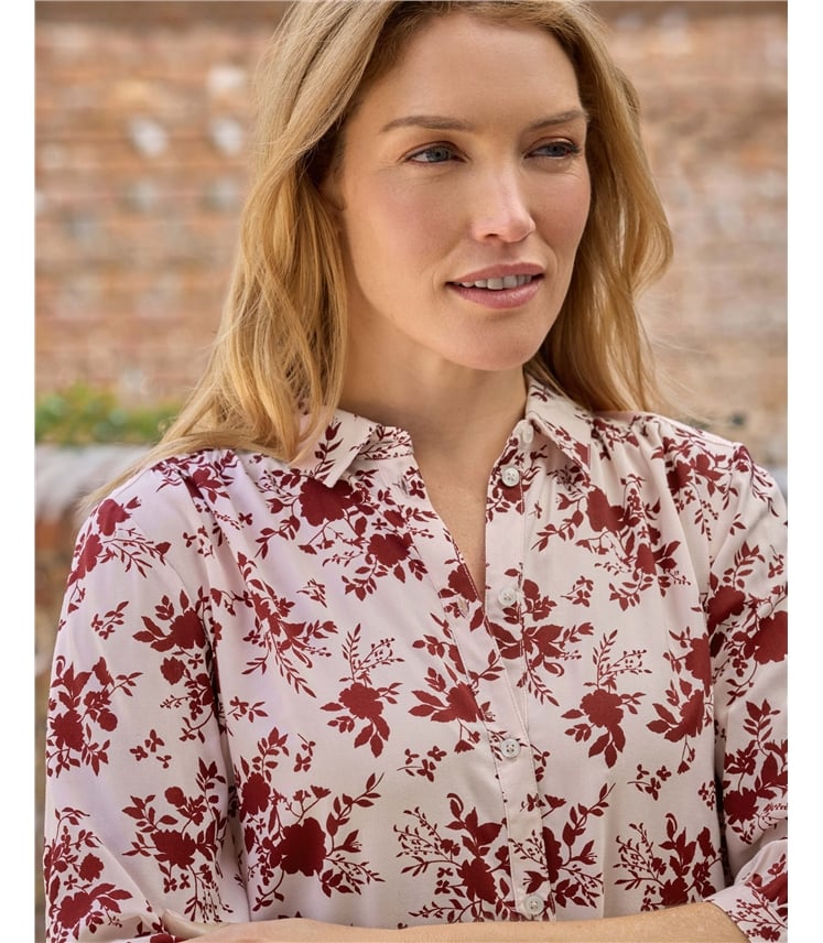 Relaxed Printed Blouse