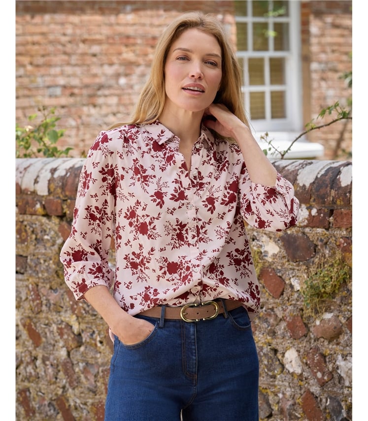 Relaxed Printed Blouse