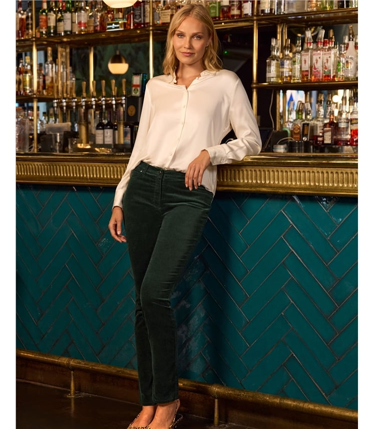 Washed Velvet Jean