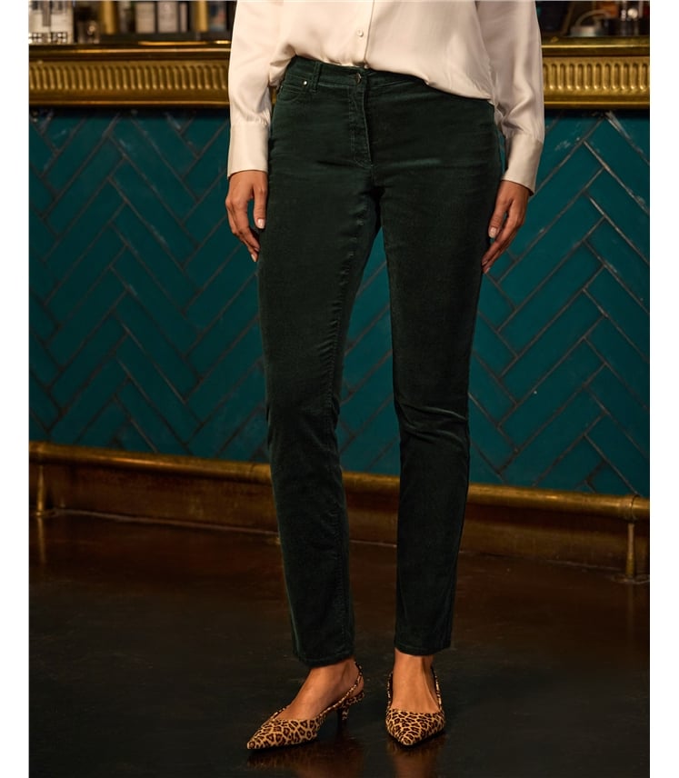 Washed Velvet Jean