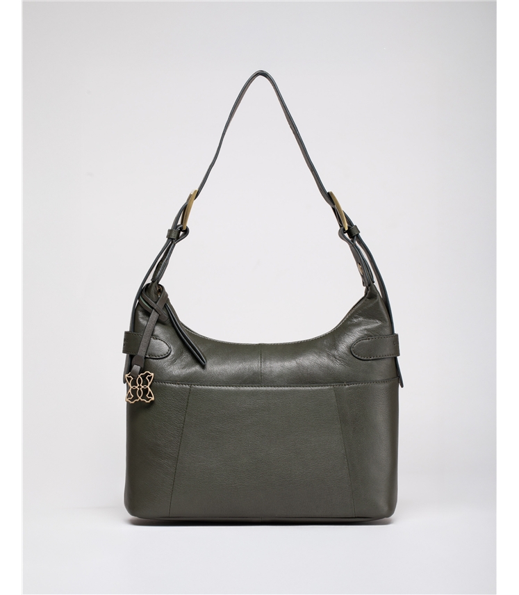 Newby Leather Hobo Shoulder Bag