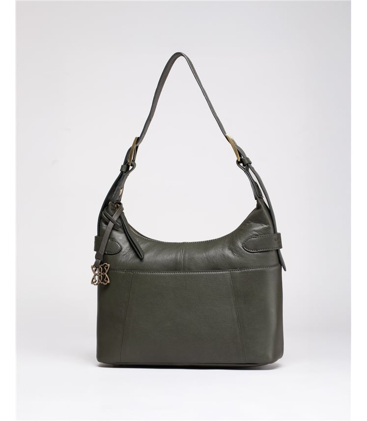 Newby Leather Hobo Shoulder Bag