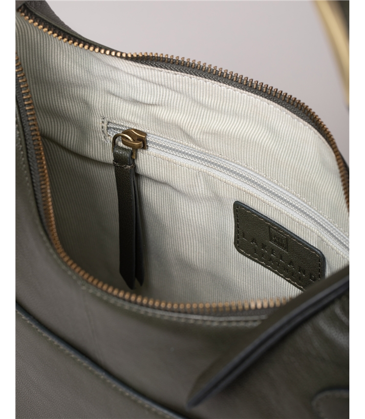 Newby Leather Hobo Shoulder Bag