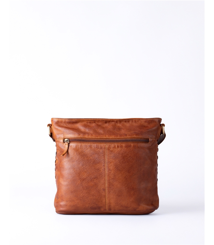 Storrs Woven Leather Cross Body Bag