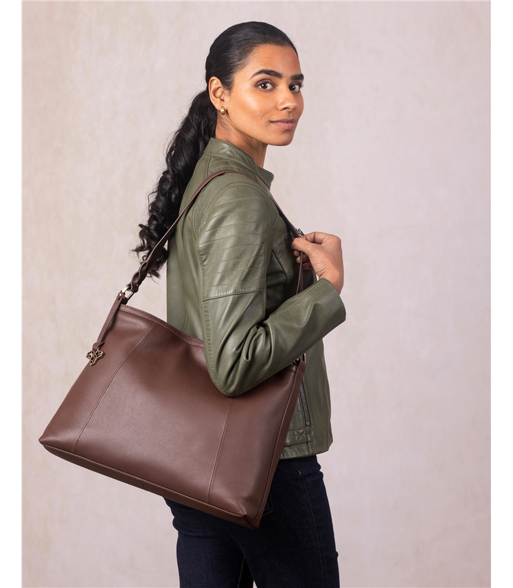 Howgill Leather Hobo Bag