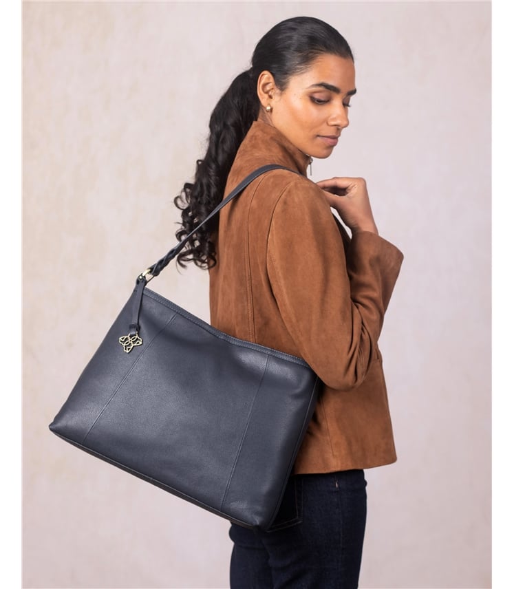Howgill Leather Hobo Bag