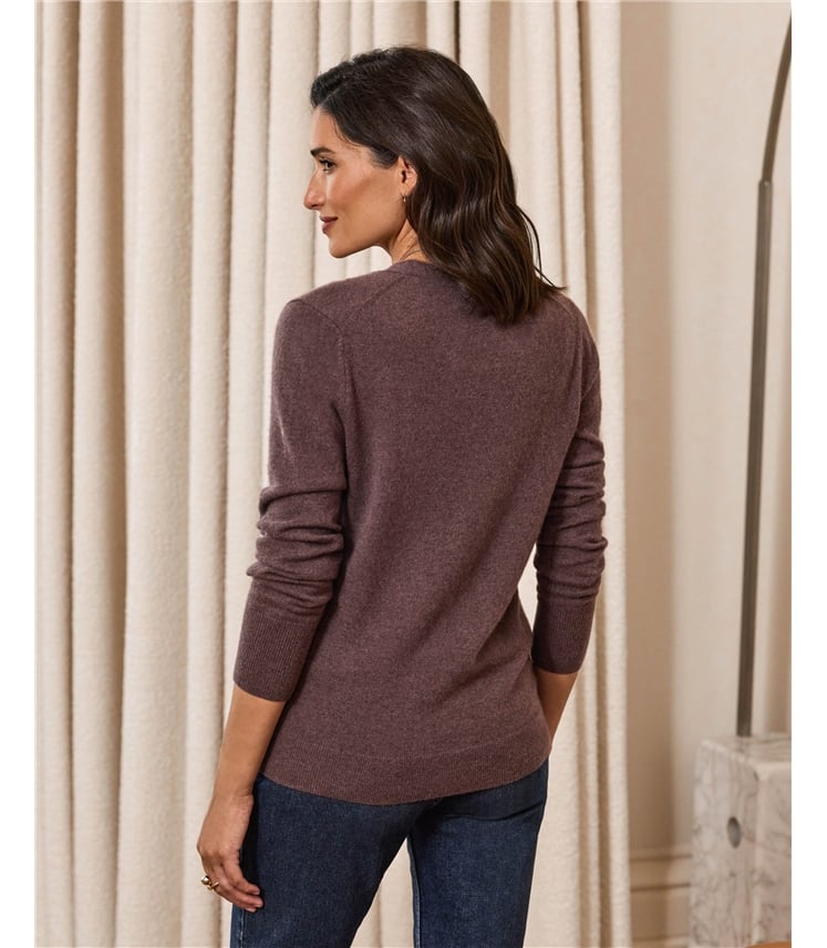 Cashmere V Neck Cardigan