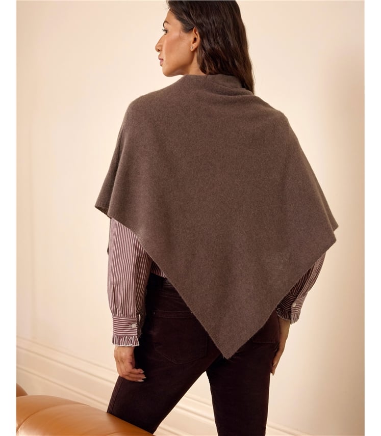 Organic Cashmere Gassato Poncho