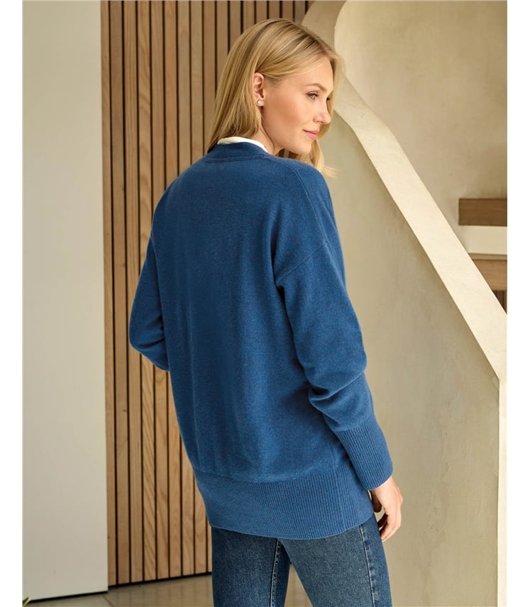 Pure Cashmere Boyfriend Cardigan