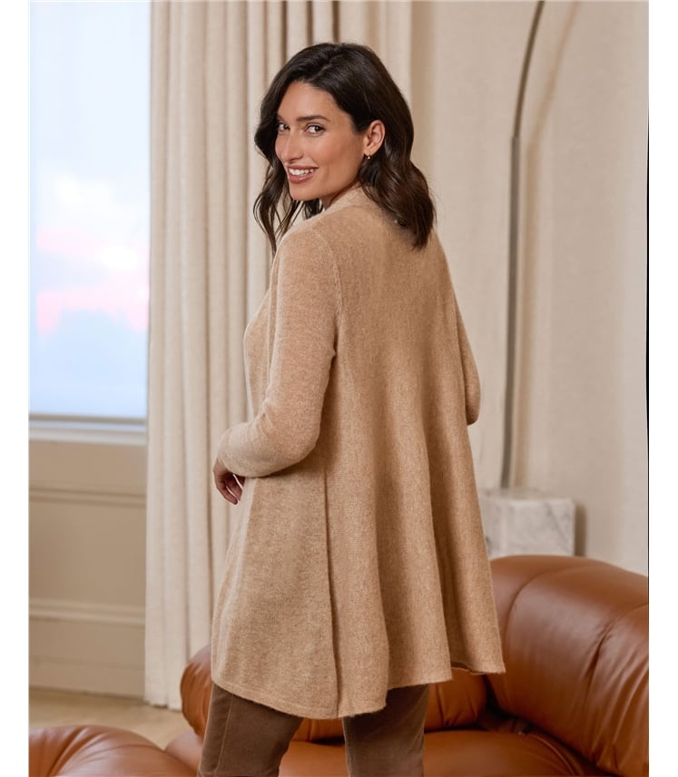 Gassato Lightweight Cashmere Swing Cardigan