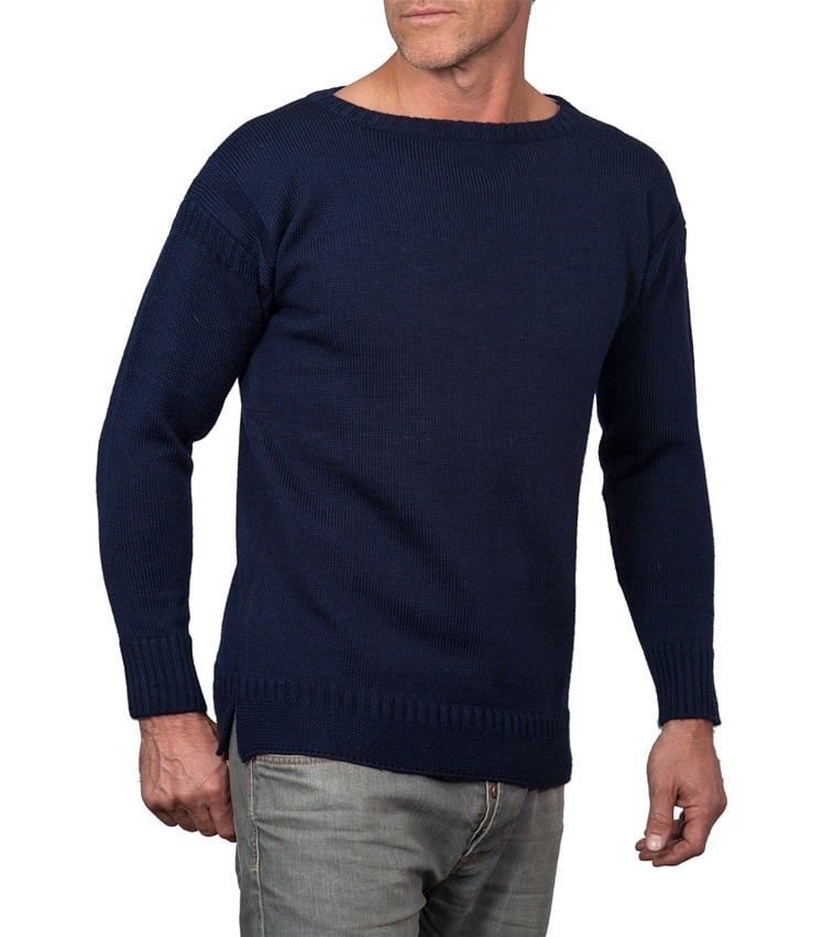 Guernsey-Pullover aus reiner Wolle für Herren