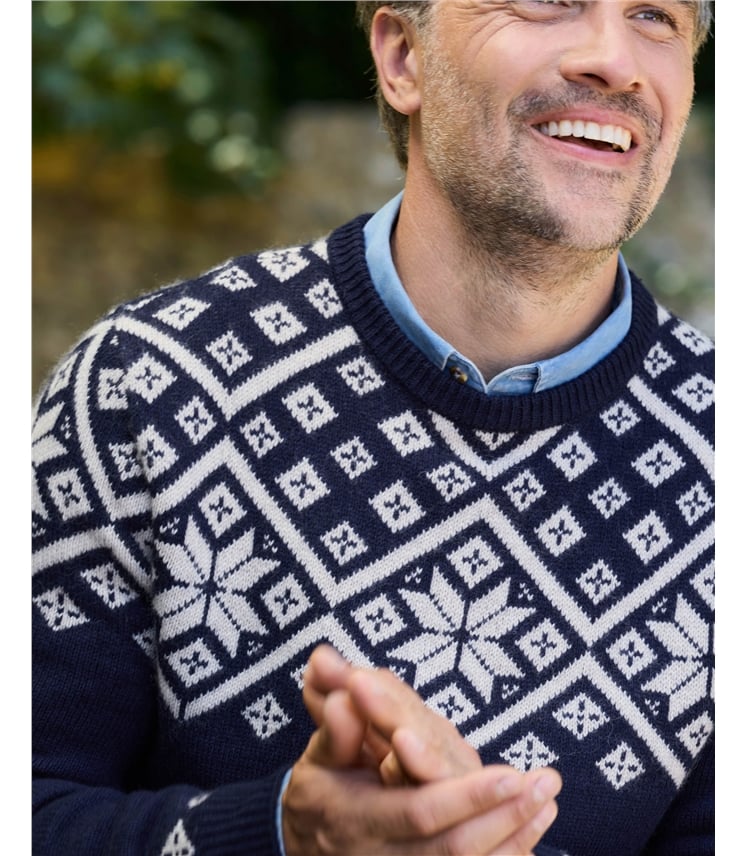 Mono Mens Fairisle Jumper