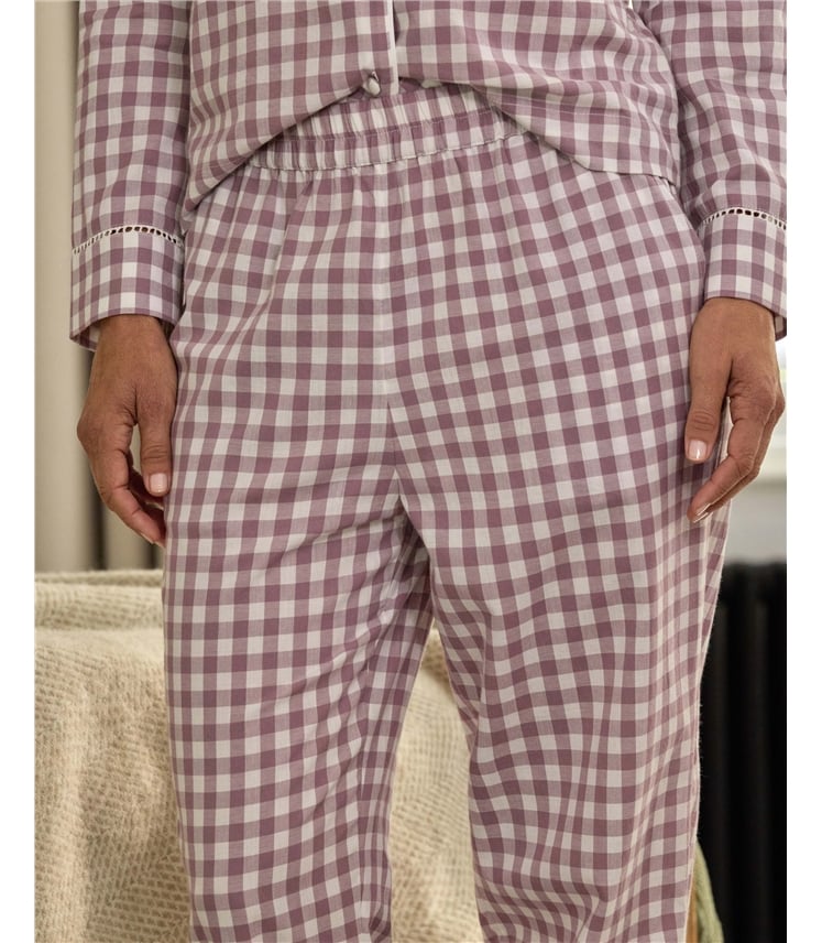 Woven Cotton Long PJ Bottom