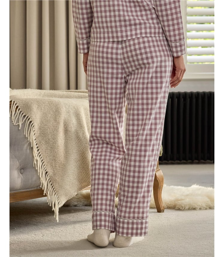 Woven Cotton Long PJ Bottom