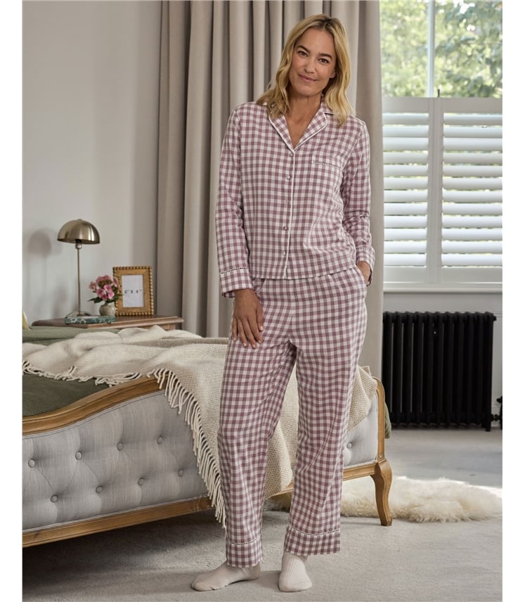 Woven Cotton Long PJ Bottom