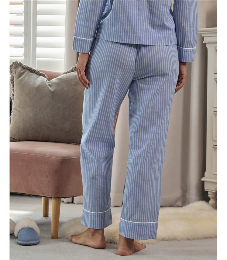 Woven Cotton Long PJ Bottom