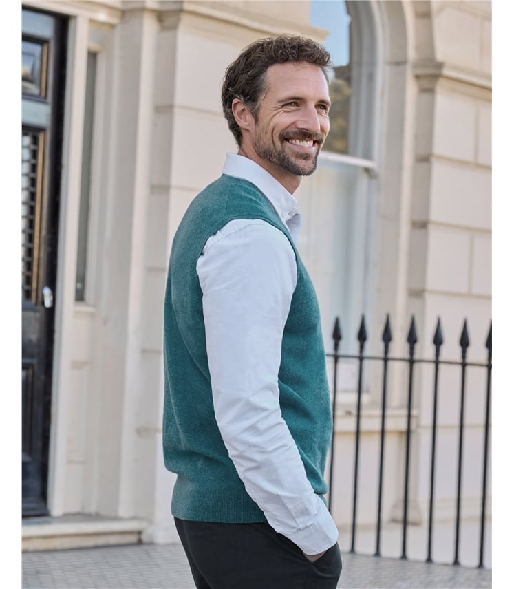 Mens Cashmere Slipover