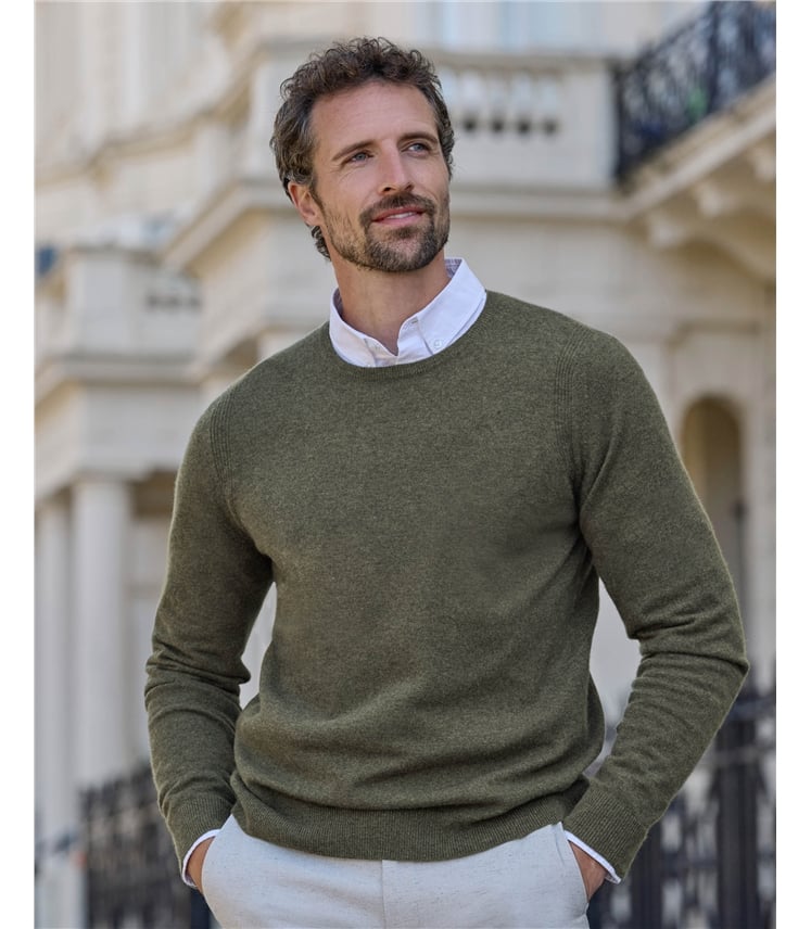 Mens Cashmere Crew Sweater