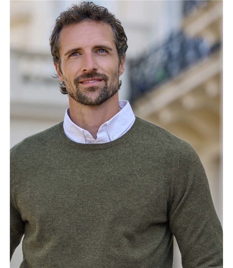 Mens Cashmere Crew Sweater