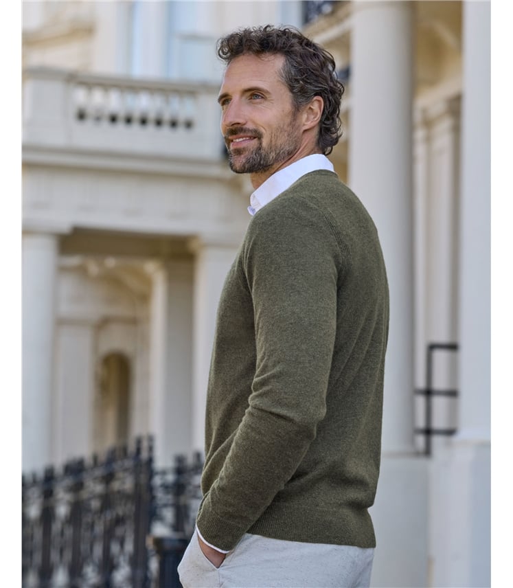 Mens Cashmere Crew Sweater