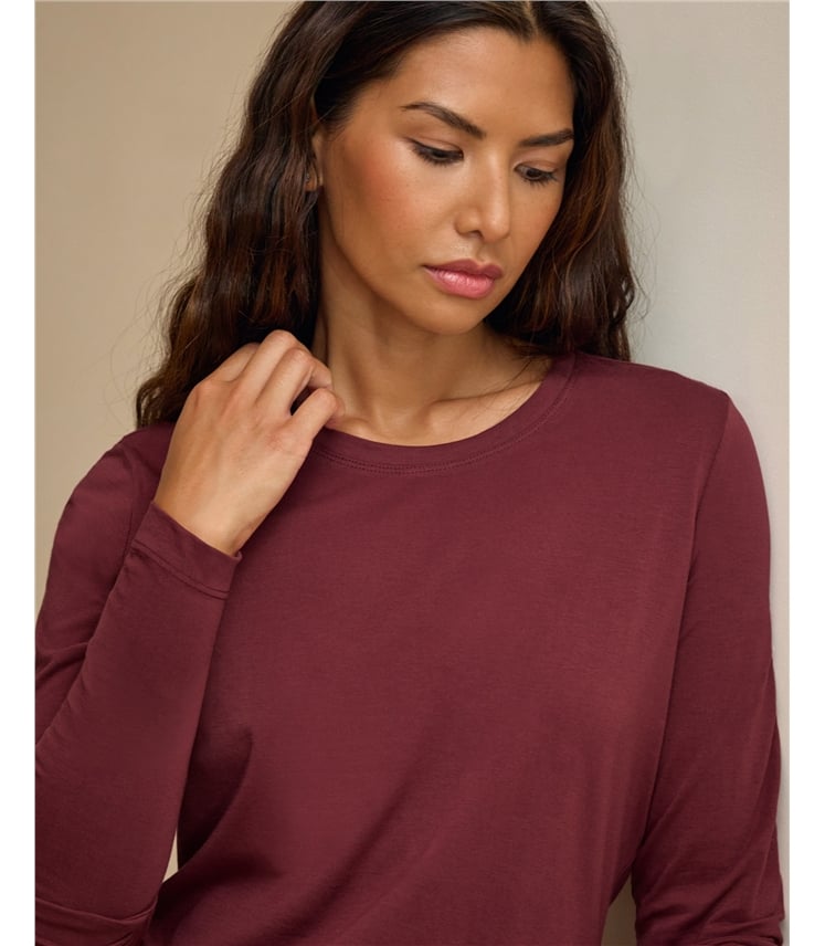 Long Sleeve Super Soft Cotton T Shirt