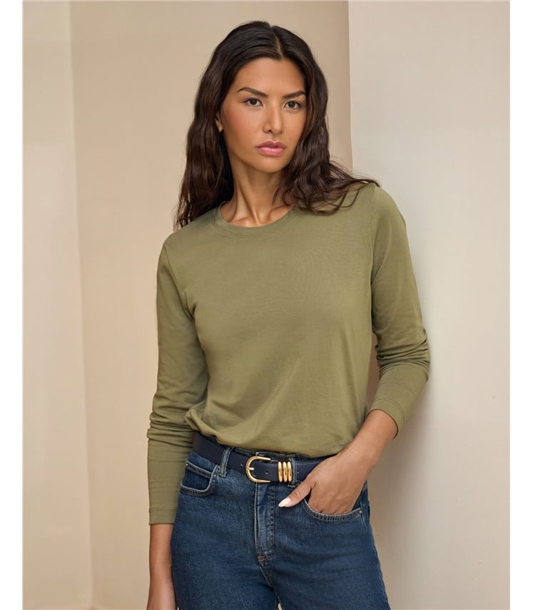 Long Sleeve Super Soft Cotton T Shirt