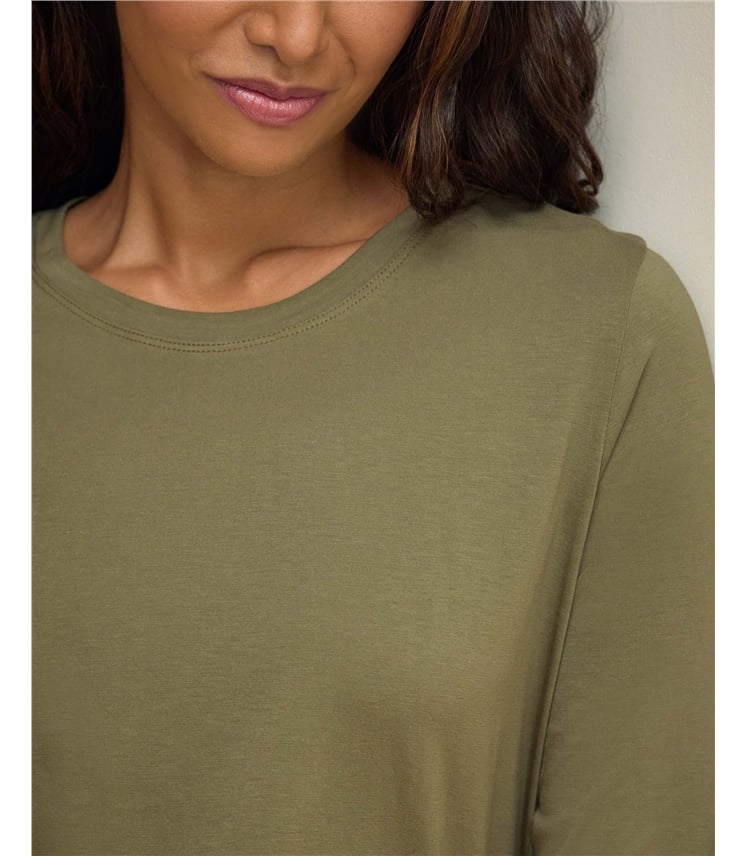 Long Sleeve Super Soft Cotton T Shirt