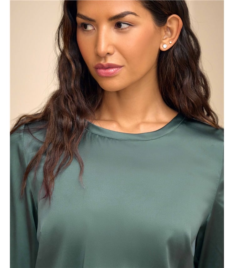 Silk Front T Shirt