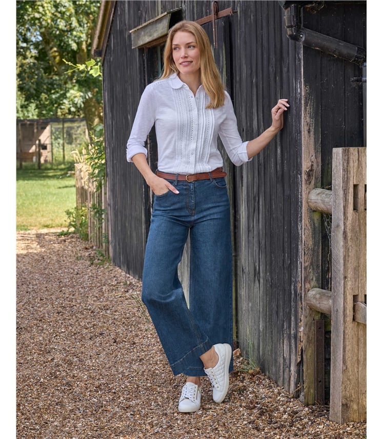 Wide Straight Leg Jeans