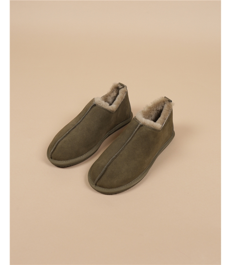 Mens Suede & Sheepskin Short Boot