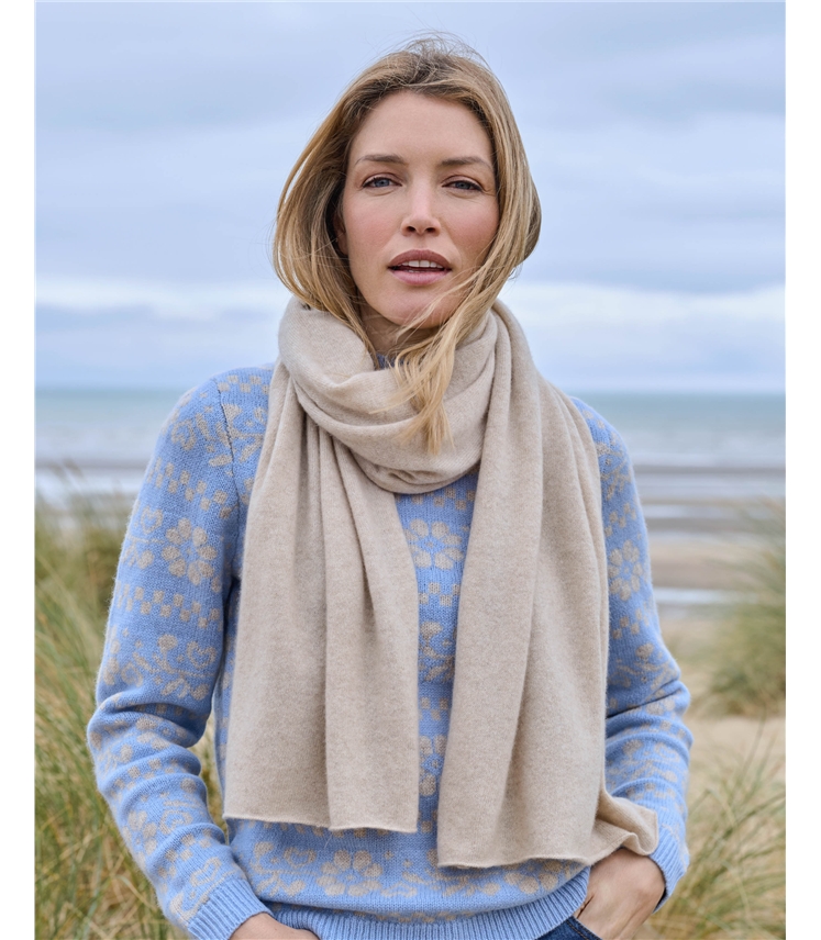 Womens Premium Pure Cashmere Scarf