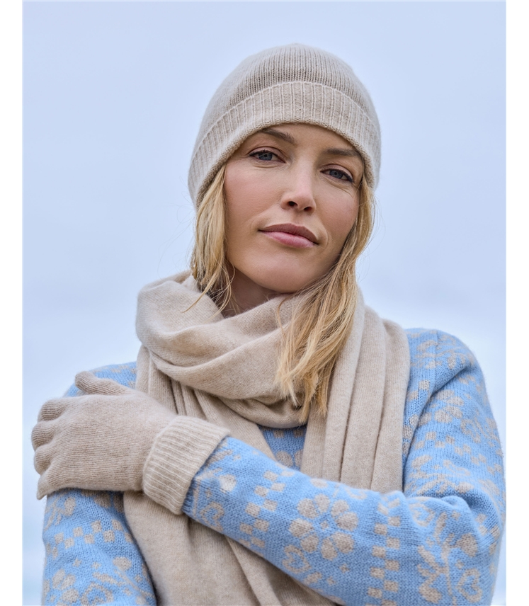 Womens Premium Pure Cashmere Hat