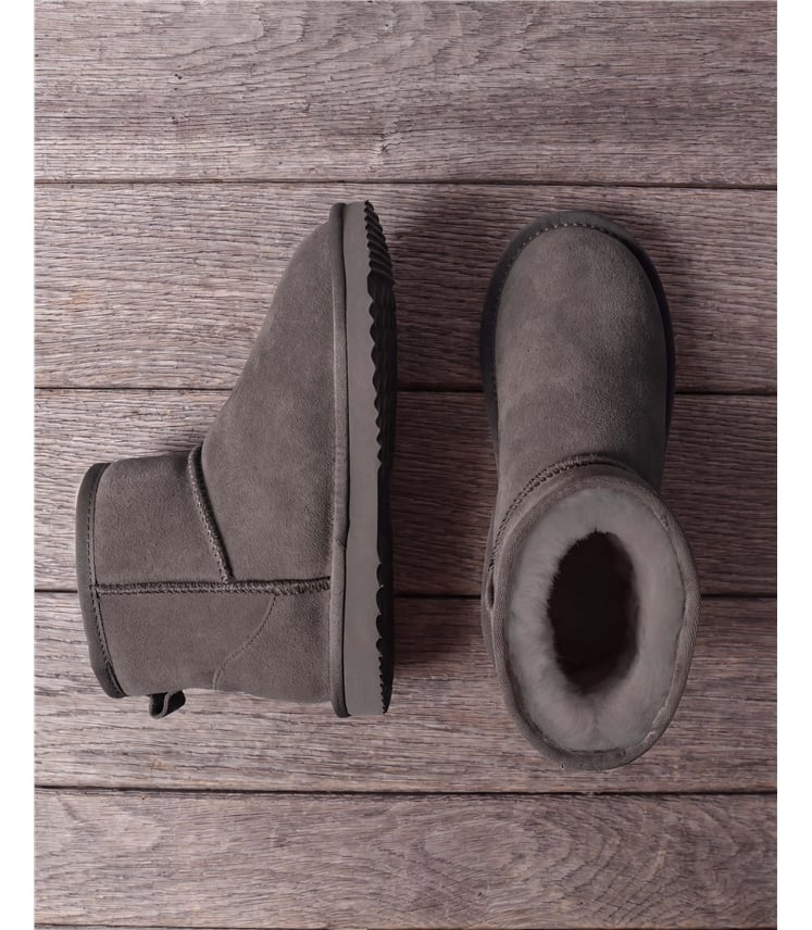 Womens Suede Short Boot