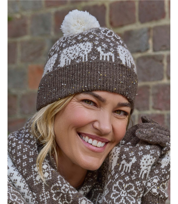 Womens Fairisle Lambswool Hat